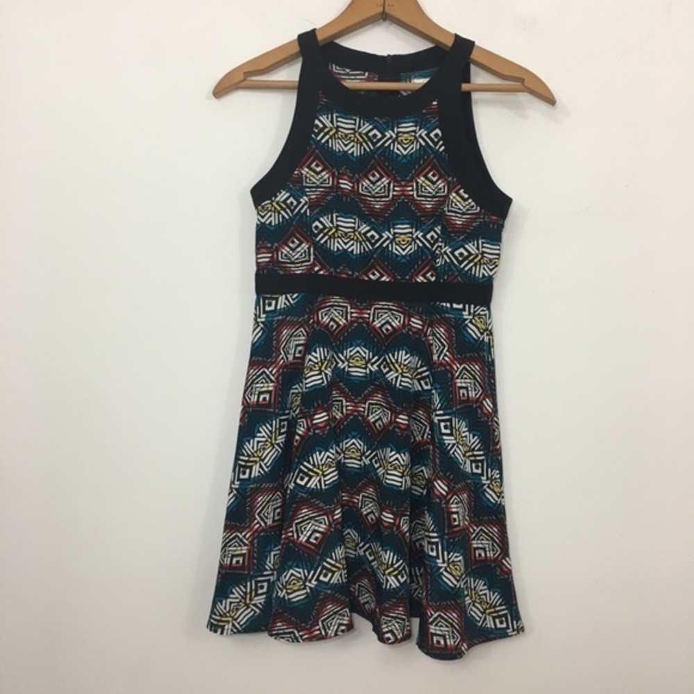 Ella moss girls tribal geometric print  dress 12